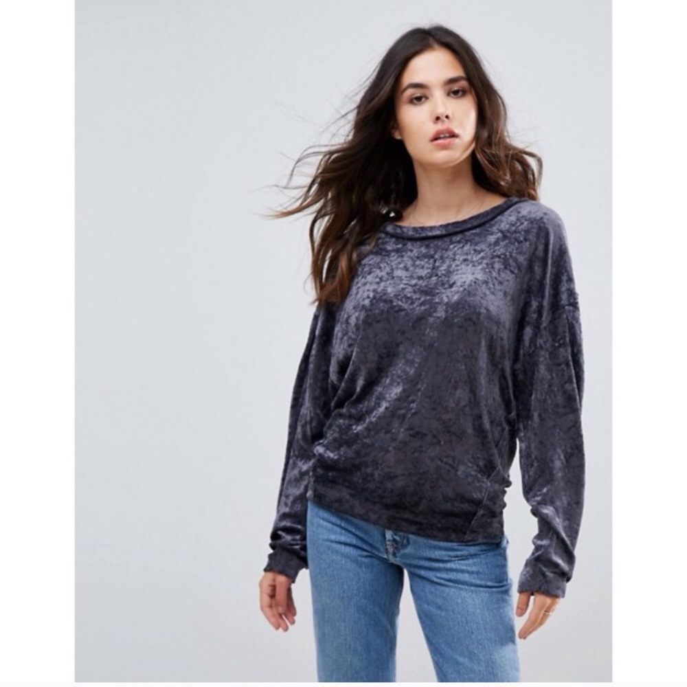 SOLD We The Free by Free People velour boatneck - Picture 8 of 8